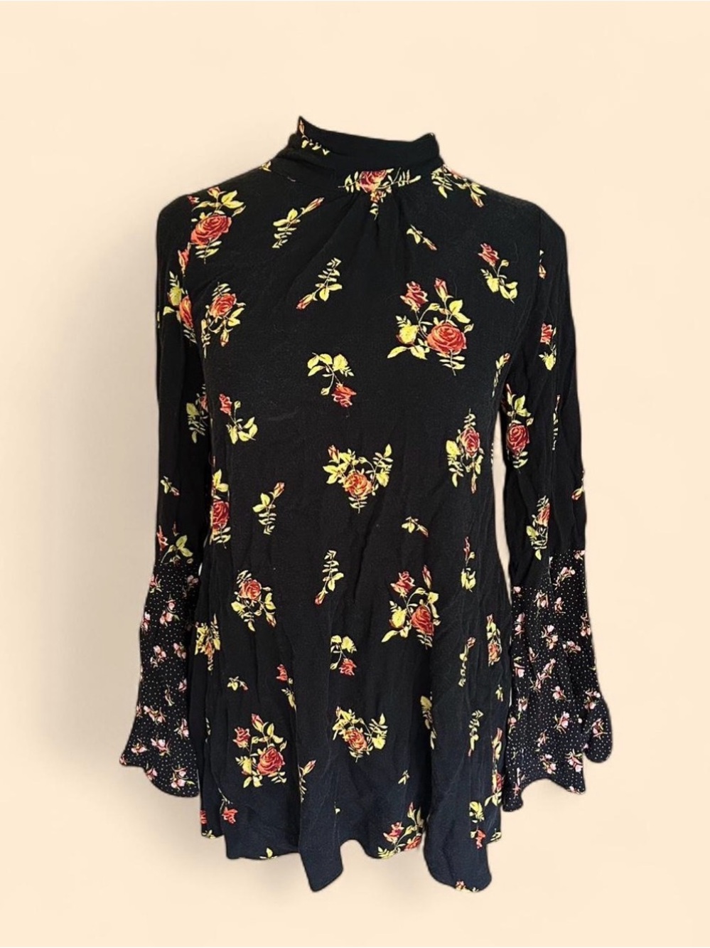 free people floral tunic
